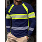 🦺 Men's High Visibility Round-Neck Top — Hi Vis Safety T-Shirt