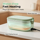 ✅ Premium Heated Lunch Box with Leak-Proof Seal — Food-Grade PP Outer Shell | 130°C Heat Resistant