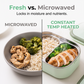 ✅ Premium Heated Lunch Box with Leak-Proof Seal — Food-Grade PP Outer Shell | 130°C Heat Resistant
