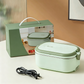 ✅ Premium Heated Lunch Box with Leak-Proof Seal — Food-Grade PP Outer Shell | 130°C Heat Resistant