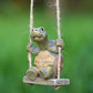 🐢 Whimsical Turtle Swing Decor — Handcrafted Hanging Ornament | Playful Design