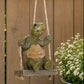 🐢 Whimsical Turtle Swing Decor — Handcrafted Hanging Ornament | Playful Design