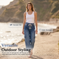 👖Women's Casual Wide Leg Cargo Pants