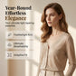 👗 WOMEN'S THIN CROPPED CARDIGAN — Button Front Summer Shawl
