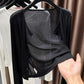 👗 WOMEN'S THIN CROPPED CARDIGAN — Button Front Summer Shawl