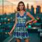 🌸Women's Sleeveless V-Neck Tie-Dye Dress
