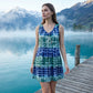 🌸Women's Sleeveless V-Neck Tie-Dye Dress