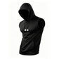 🏋️ Men's Athletic Sleeveless Hoodie Vest —  Breathable Moisture-Wicking | Perfect for Workout & Running