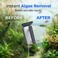 🧲 Magnetic Aquarium Glass Cleaner — Strong Magnet Scrubber for Fish Tanks | Floating Inner Pad | No Wet Hands