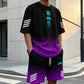 👕 Men's Summer T-Shirt & Shorts Two-Piece Set — Coordinated Casual Co-Ord