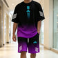 👕 Men's Summer T-Shirt & Shorts Two-Piece Set — Coordinated Casual Co-Ord