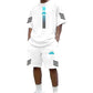 👕 Men's Summer T-Shirt & Shorts Two-Piece Set — Coordinated Casual Co-Ord