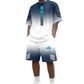 👕 Men's Summer T-Shirt & Shorts Two-Piece Set — Coordinated Casual Co-Ord