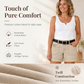 👖 Women's Casual Stretch Shorts with Utility Pockets— 4-Way Stretch Cargo Shorts