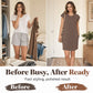 👗 Women's Crew Neck Solid Colour Dress