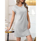 👗 Women's Crew Neck Solid Colour Dress