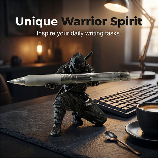 ⚔️ Creative 3D Printed Ninja Warrior Pen Holder — Unique Desk Organiser | Fun Office Accessory