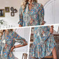 🌸 Ditsy Floral V-Neck Dress — Delicate Print | Short Sleeve