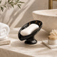 💧 Self-Draining Ceramic Soap Dish — 45° Tilt Design Drains Water Instantly