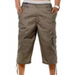 ☁️ Relaxed Fit Capri Cargo Pants — Elastic Waist with Drawstring