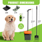 🏡 Long Reach Pooper Scooper with Bin & Rake — 97cm Adjustable Handle | Odour-Sealed Waste Container
