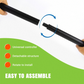🏡 Long Reach Pooper Scooper with Bin & Rake — 97cm Adjustable Handle | Odour-Sealed Waste Container