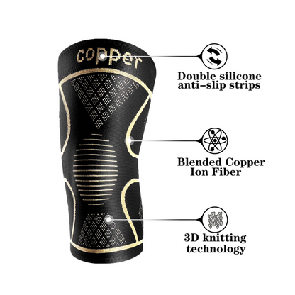 🦵 Copper Compression Knee Brace — Copper-Infused Support Sleeve