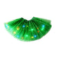 🎨LED Light Up Sequin Tutu Skirt Star Mesh Princess Skirt for Girls and Adults