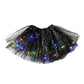 🎨LED Light Up Sequin Tutu Skirt Star Mesh Princess Skirt for Girls and Adults