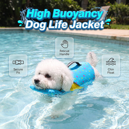 🐕 High Buoyancy Dog Life Jacket — Superior Flotation Vest for Swimming & Boating