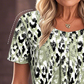 👚 Women's Casual Printed Round Neck Short Sleeve Top — Lightweight Summer T-Shirt | Relaxed Fit | Versatile Everyday Wear
