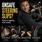 🏎️ Universal Carbon Fiber Steering Wheel Cover — Anti-Slip Segmented Design