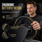 🏎️ Universal Carbon Fiber Steering Wheel Cover — Anti-Slip Segmented Design