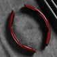 🏎️ Universal Carbon Fiber Steering Wheel Cover — Anti-Slip Segmented Design