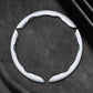🏎️ Universal Carbon Fiber Steering Wheel Cover — Anti-Slip Segmented Design