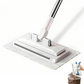 🧹 Hands-Free Flat Mop with Universal Cloth Clamp — Zero-Touch Cloth Change