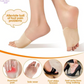 👣 SEBS Forefoot Pads with Heel Strap Toe Separator for High Heels