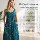 👗 Women's Casual Sleeveless Maxi Dress — Lightweight Scoop Neck Tank Dress | Loose Fit with Side Pockets
