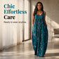👗 Women's Casual Sleeveless Maxi Dress — Lightweight Scoop Neck Tank Dress | Loose Fit with Side Pockets