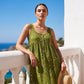👗 Women's Casual Sleeveless Maxi Dress — Lightweight Scoop Neck Tank Dress | Loose Fit with Side Pockets