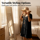 👗Women's Casual Loose Fit Short Sleeve Dress