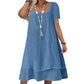 👗Women's Casual Loose Fit Short Sleeve Dress