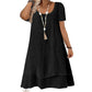 👗Women's Casual Loose Fit Short Sleeve Dress