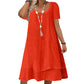 👗Women's Casual Loose Fit Short Sleeve Dress