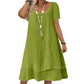 👗Women's Casual Loose Fit Short Sleeve Dress