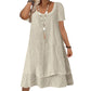 👗Women's Casual Loose Fit Short Sleeve Dress