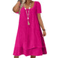 👗Women's Casual Loose Fit Short Sleeve Dress