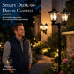 🏮Retro Solar Garden Lights Outdoor Double Head Hexagonal Street Lamp