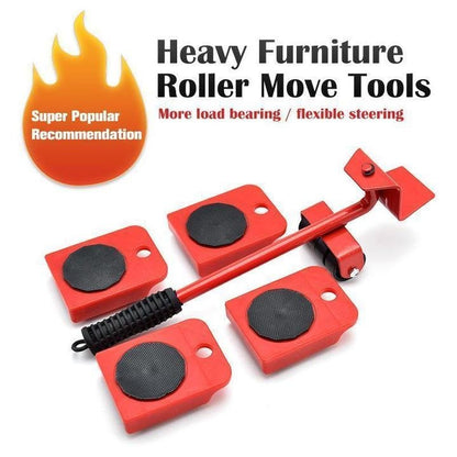 🛋️ Furniture Moving Kit: 8-Piece, 360° Rotation, Lift & Slide, Up to 800 lbs