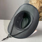 🤠 Vintage Wide Brim Cowboy Hat with Adjustable Strap